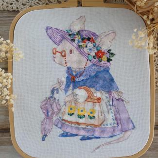 Xiutime Cross Stitch KitNO. 114Grandma Mouse