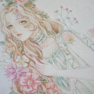 Xiutime Cross Stitch KitNO. 116 Fairy Flower
