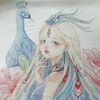 Xiutime Cross Stitch KitNO. 118Fairy Peacock