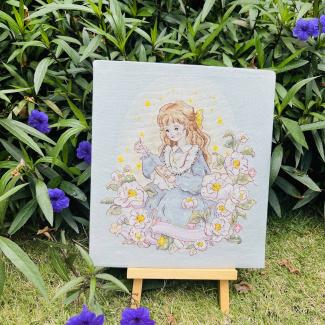 Xiutime Cross Stitch KitNO. 135The Little Embroiderier
