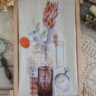 Xiutime Cross Stitch KitNO. 144Vintage King Protea