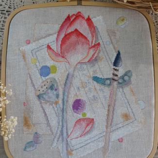 Xiutime Cross Stitch KitNO. 145Vintage Lotus