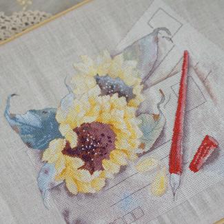 Xiutime Cross Stitch KitNO. 148Vintage Sunflower