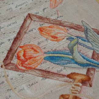 Xiutime Cross Stitch KitNO. 150Vintage Tulip