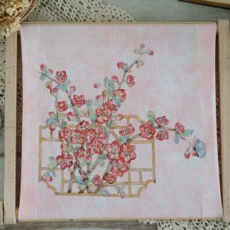 Xiutime Cross Stitch KitNO. 151Red Begonia