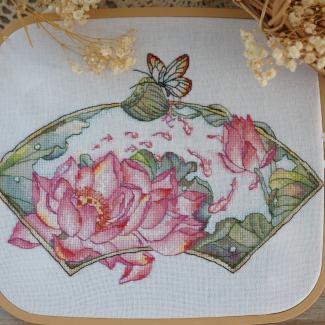 Xiutime Cross Stitch KitNO. 156Summer Lotus