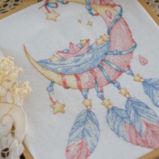 Xiutime Cross Stitch KitNO. 166Moon Boat