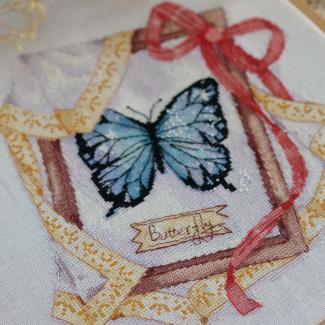 Xiutime Cross Stitch KitNO. 167Butterfly Specimen