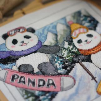 Xiutime Cross Stitch KitNO. 184Winter Panda