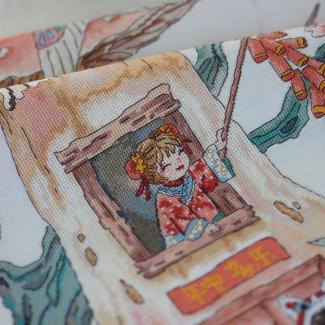 Xiutime Cross Stitch KitNO. 187  Happy Chinese New Year-1200+180美金
