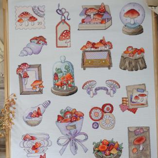 Xiutime Cross Stitch KitNO. 197Mushroom