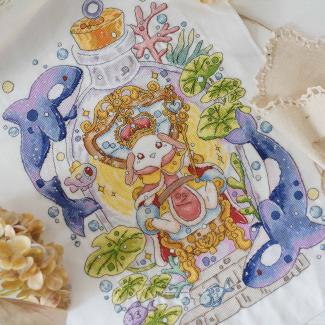 Xiutime Cross Stitch KitNO. 201Queen Rabbit