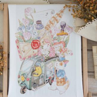 Xiutime Cross Stitch KitNO. 203Postman Rabbit