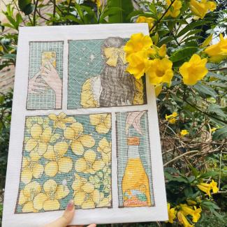 Xiutime Cross Stitch KitNO. 211Cool Summer