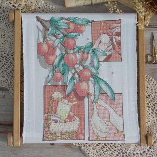 Xiutime Cross Stitch KitNO. 212 Goose and Lichi