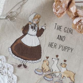 Xiutime Cross Stitch KitNO. 218 Puppy Chorus
