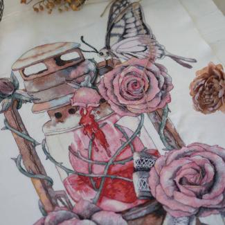 Xiutime Cross Stitch KitNO. 199Blooding Rose