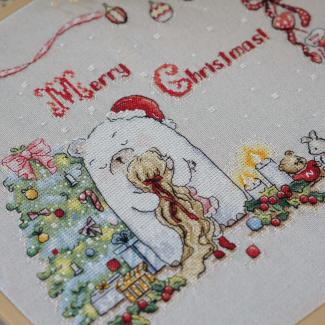 Xiutime Cross Stitch KitNO. 133Merry Chirstmas